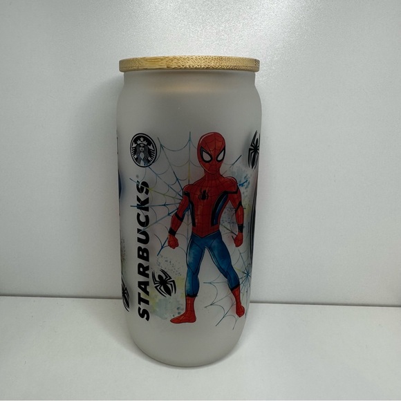 SPIDERMAN Can Glass cup - Picture 3 of 4